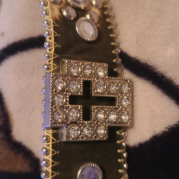 Rhinestone western belt - Picture 9 of 12